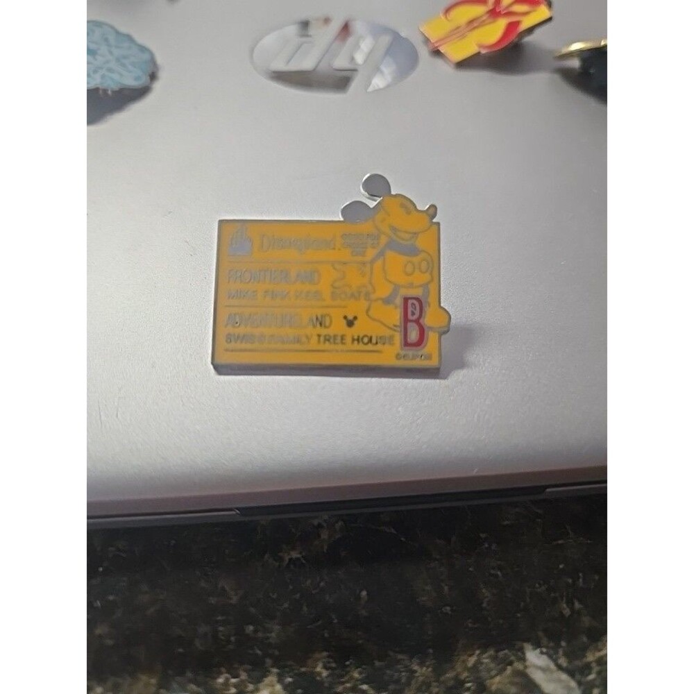 Disney DLR - hidden mickey collection - Disneyland ticket - B Pin